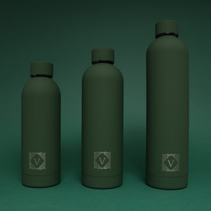 Versai Green Stainless Steel Water Bottle 500ml - 750ml - 1L